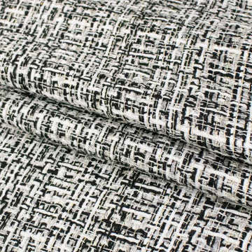 Boucle Tweed Suiting Design H522 Col-3 Black