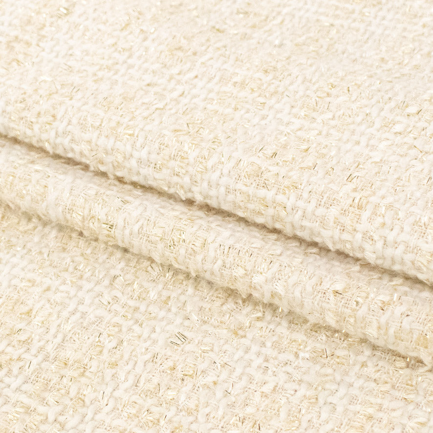 Boucle Tweed Suiting Design H70 Col-1 White