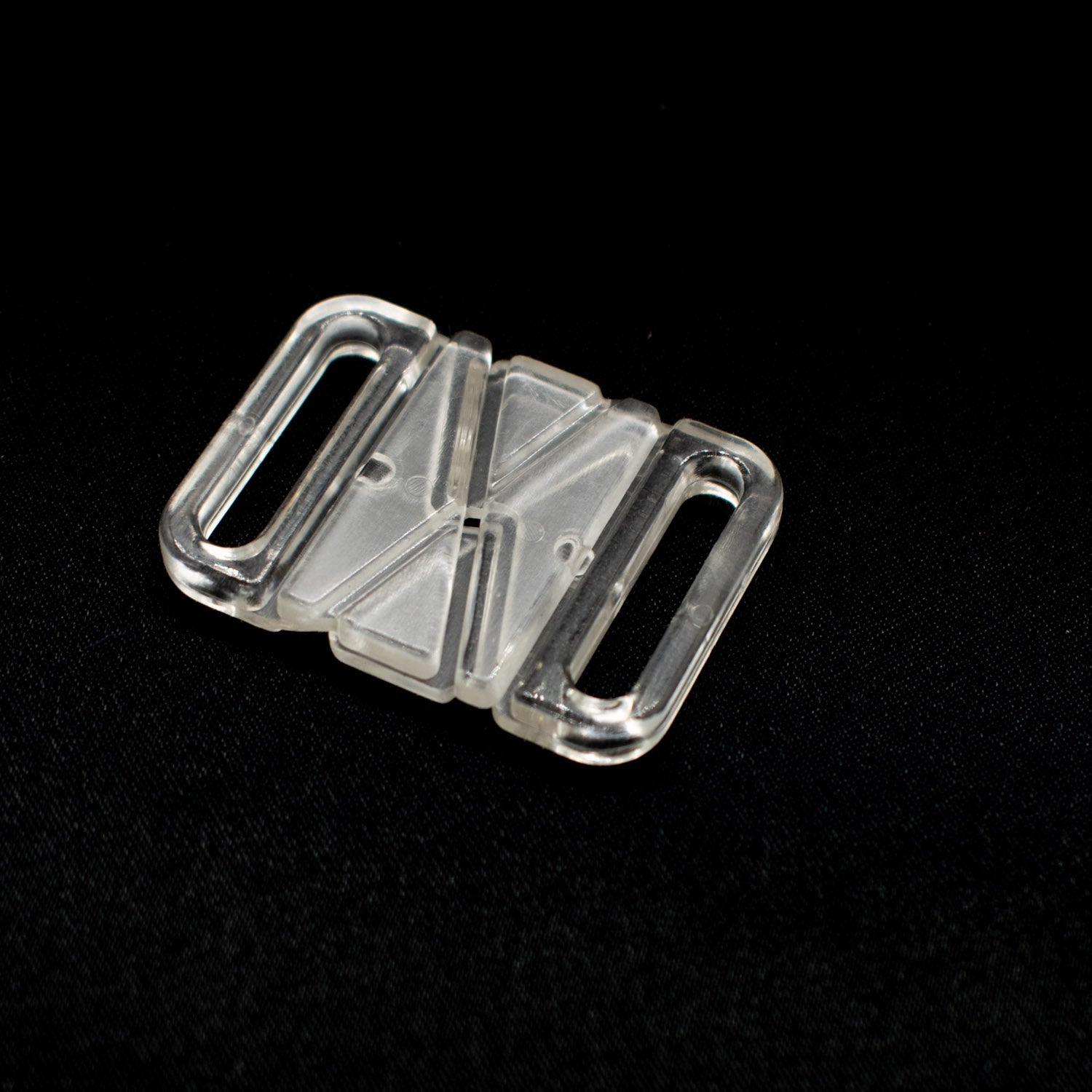 Clear Plastic Bikini Clips Bra Swim Buckle Clasp 24mm