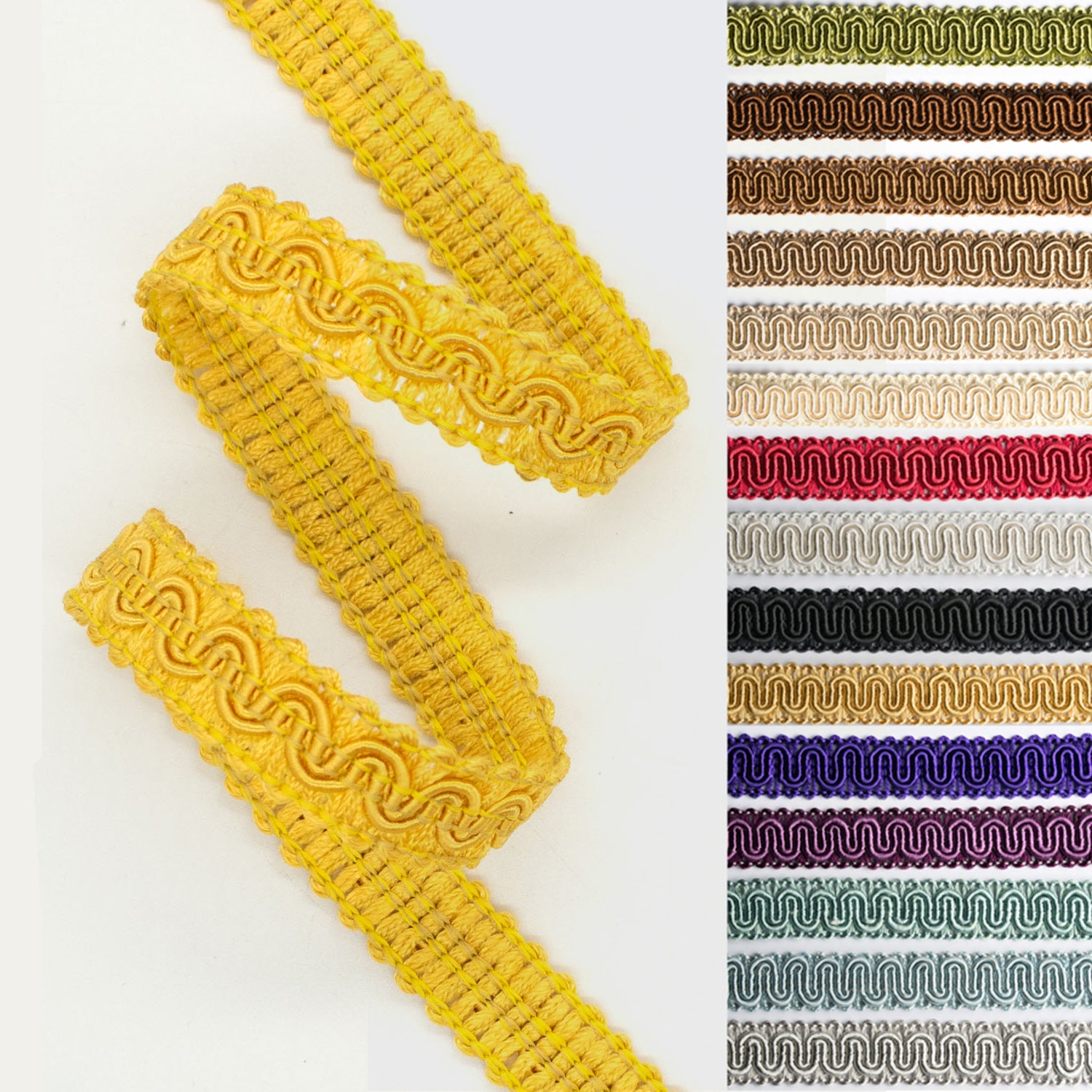 Braid Gimp Lace Trim Design-4 15mm