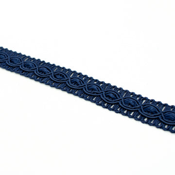 Braid Gimp Lace Trim Navy 22mm