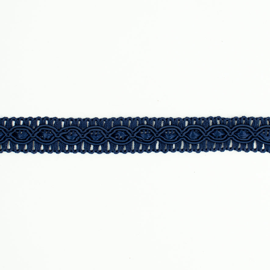 Braid Gimp Lace Trim Navy 22mm