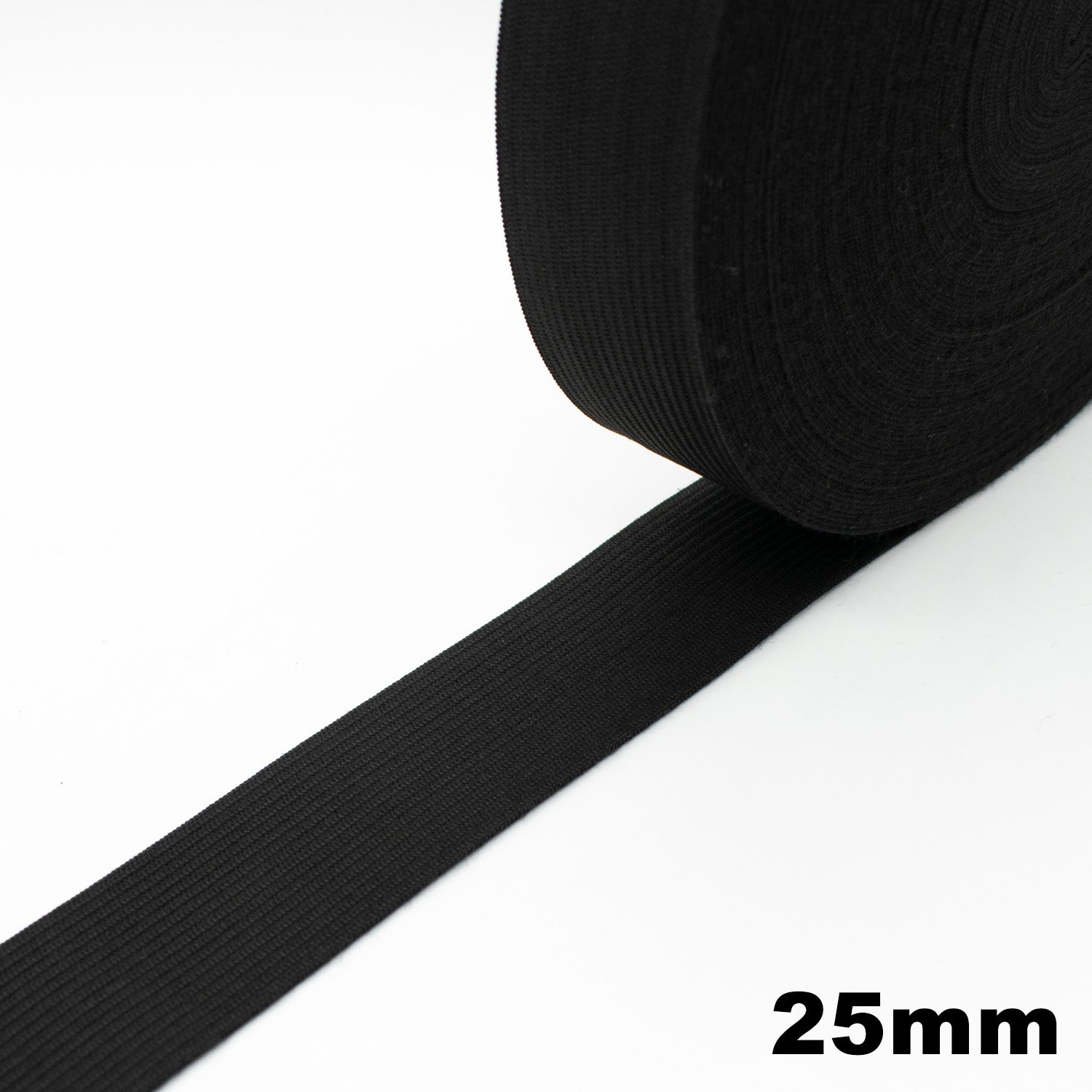 Knitted Elastic Black & White