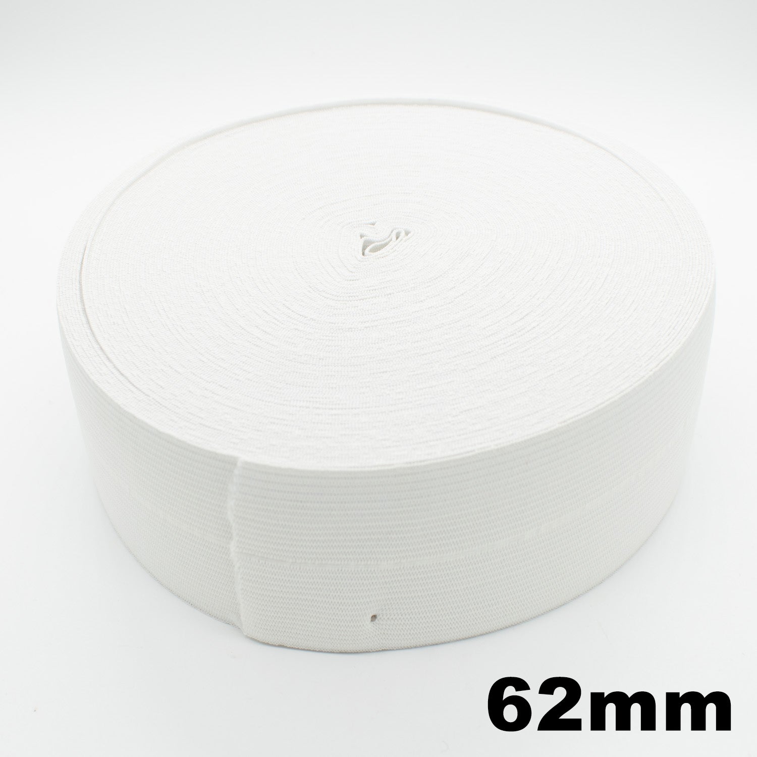 Knitted Elastic Black & White - 30M Roll