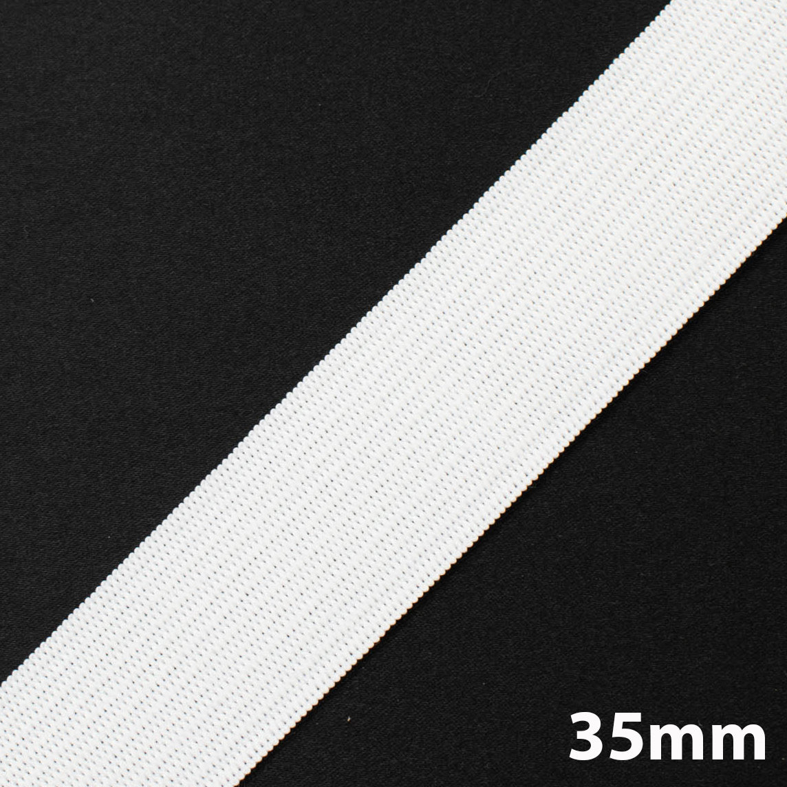 Knitted Elastic Black & White