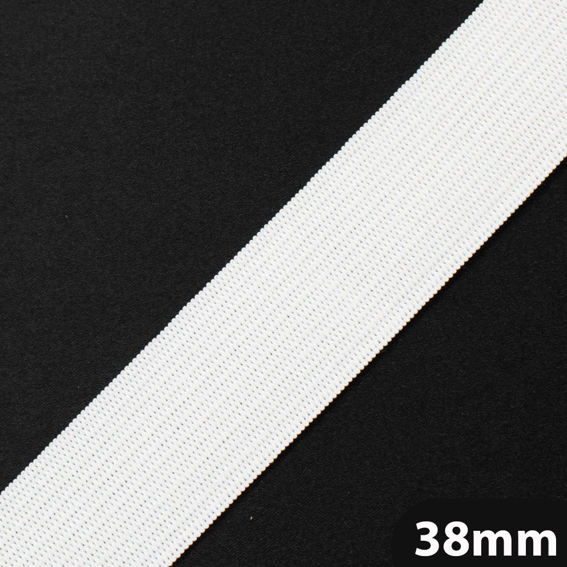 Knitted Elastic Black & White