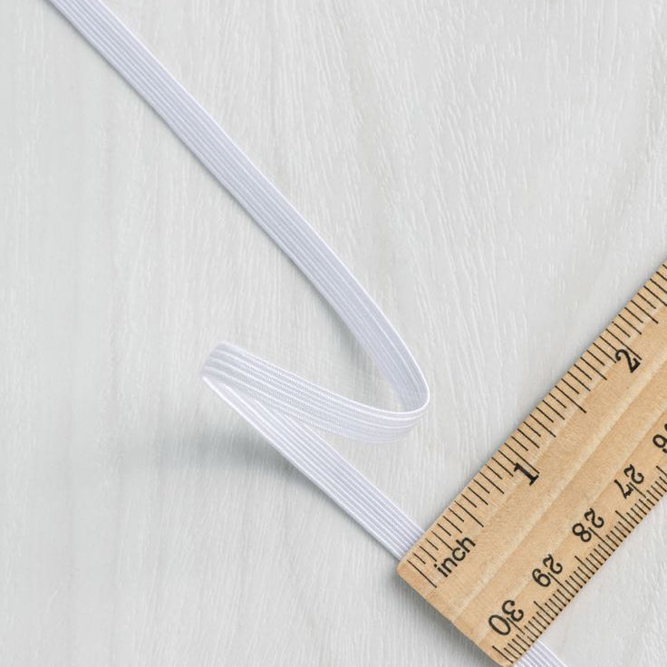 Braided Elastic Black & White