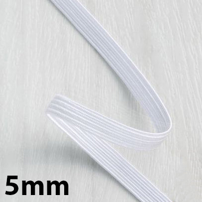 Braided Elastic Black & White