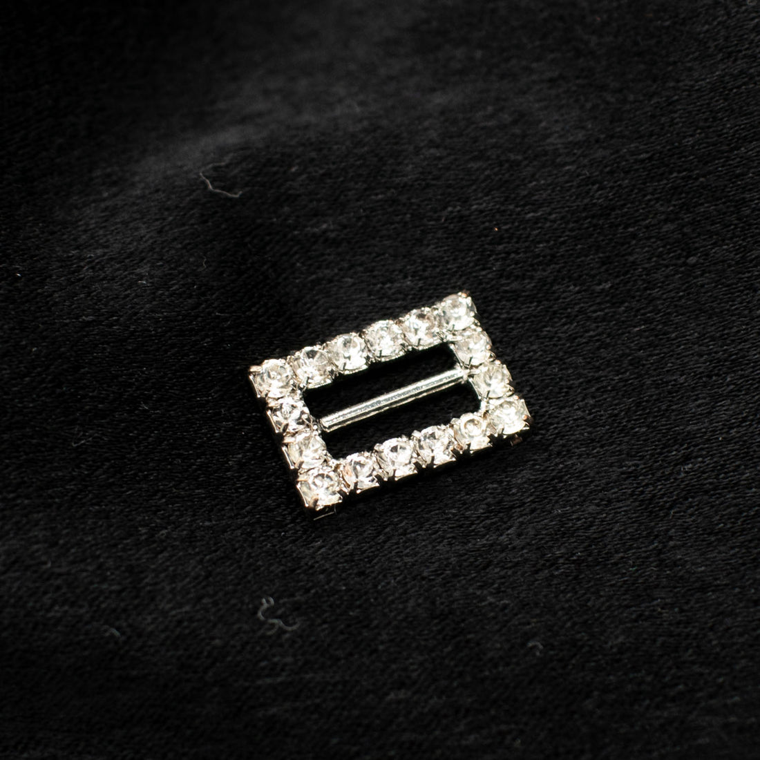 Diamante Silver Decor Fashion Buckle Design-2