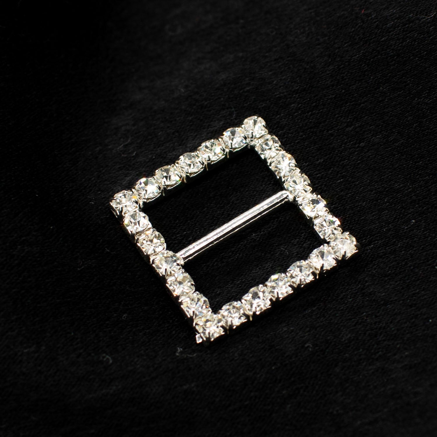 Diamante Silver Decor Fashion Buckle Design-2