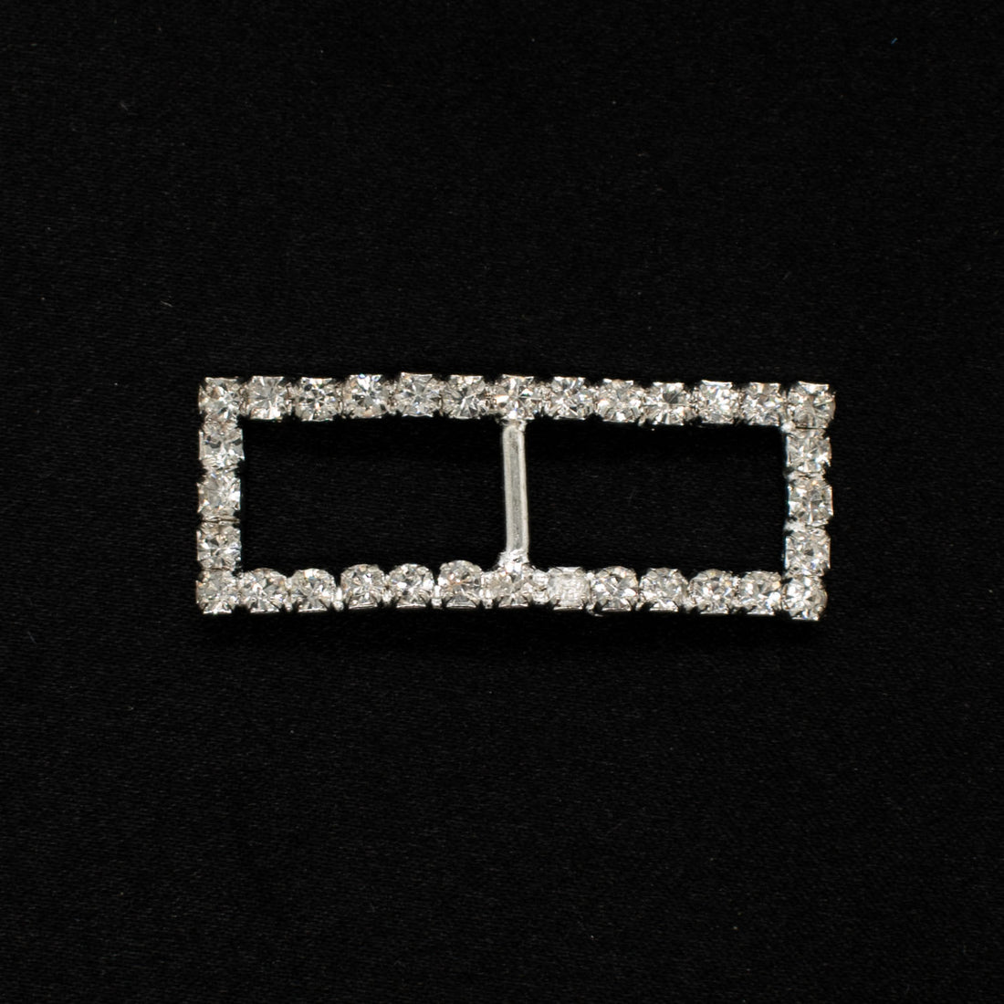Diamante Silver Decor Fashion Buckle Design-4