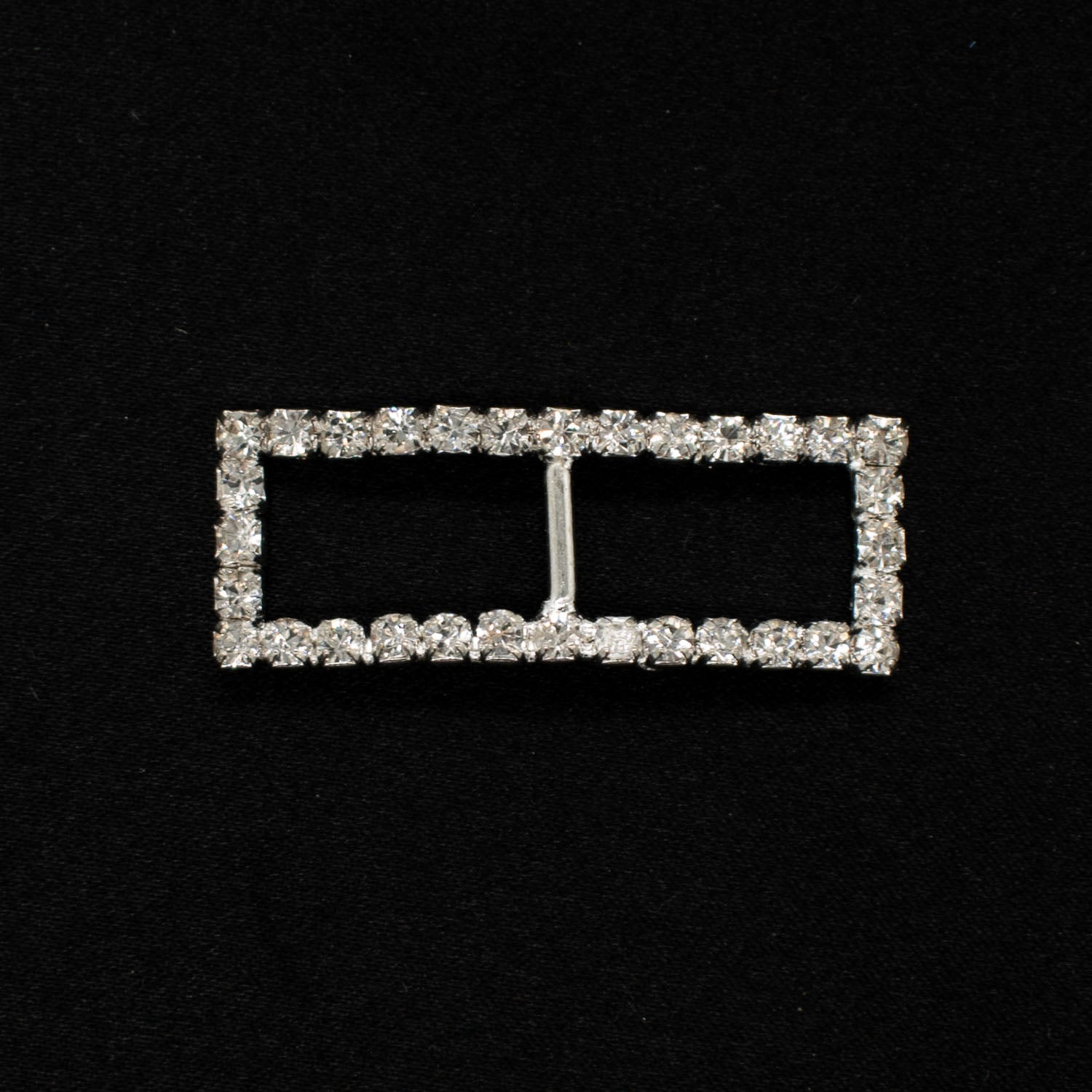 Diamante Silver Decor Fashion Buckle Design-4