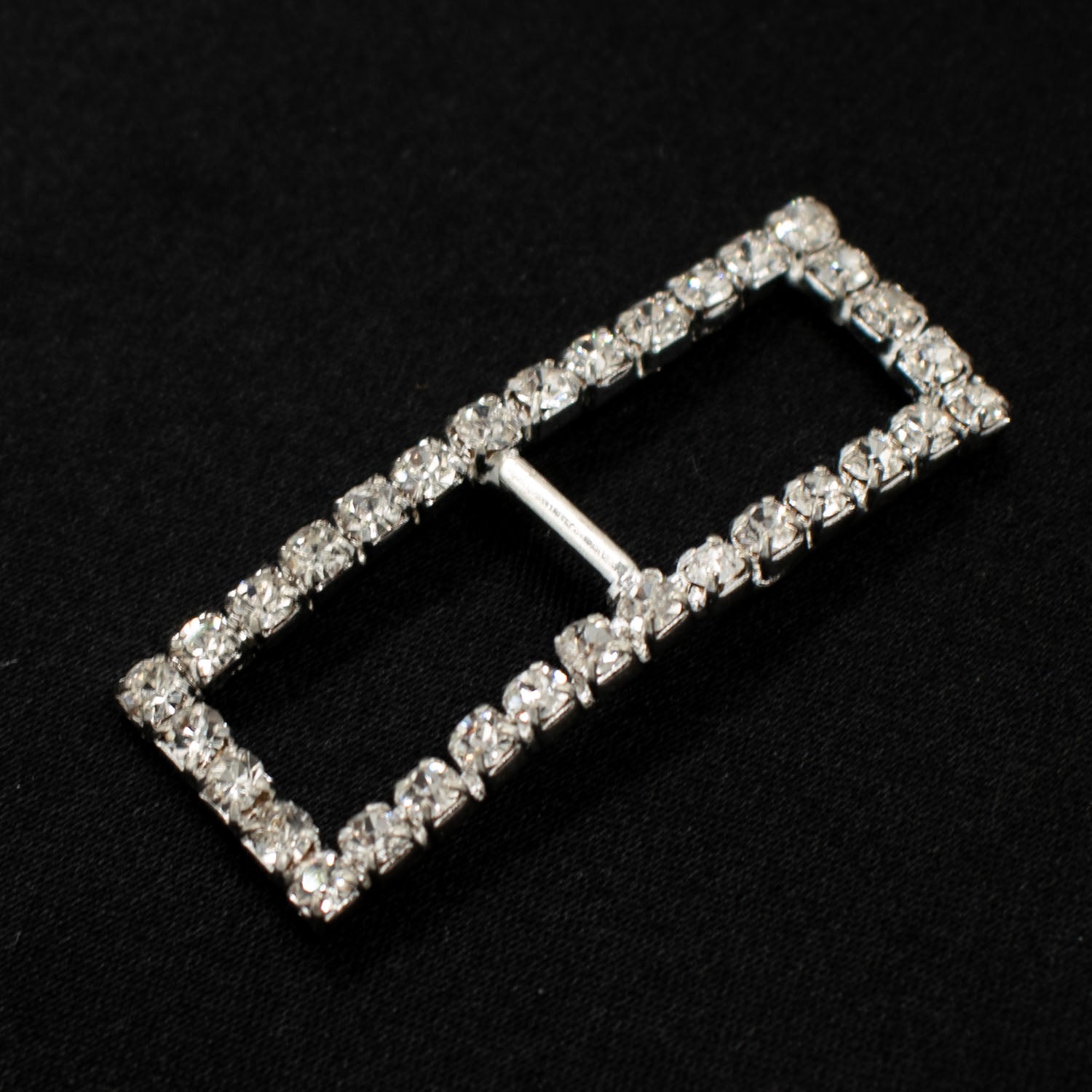 Diamante Silver Decor Fashion Buckle Design-4