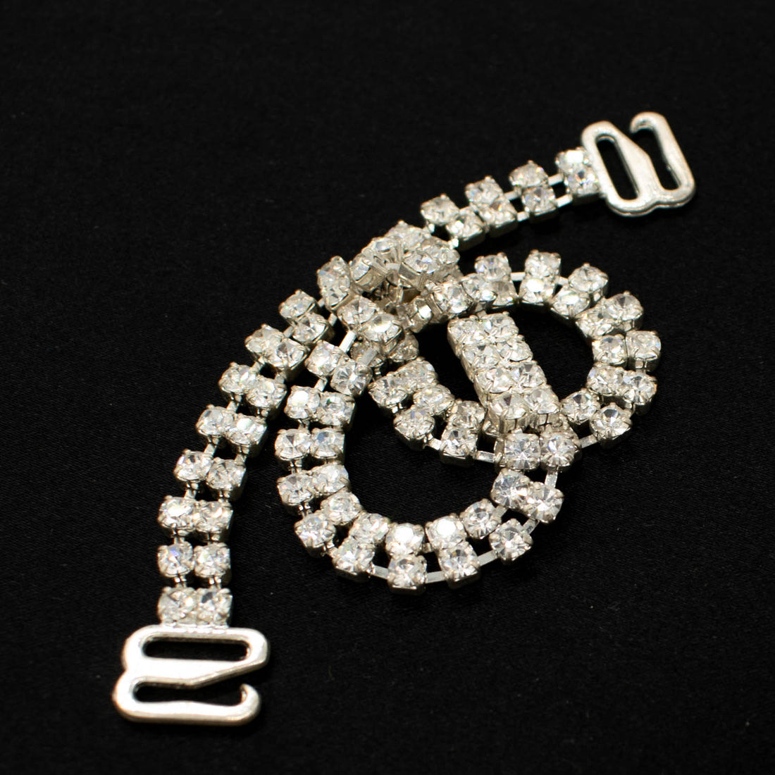 Silver Shiny Diamante Shoulder Chain Replacement Bra Strap