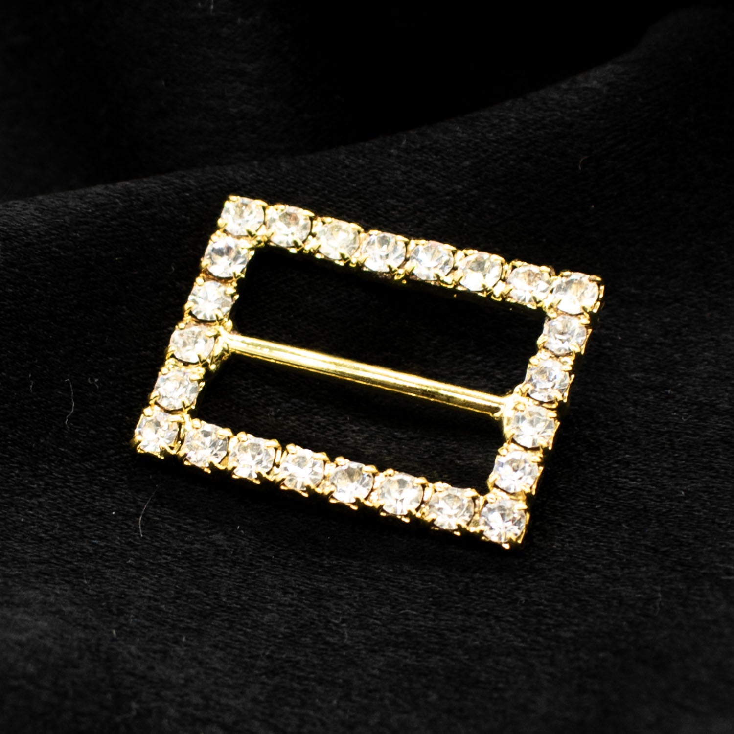 Diamante Gold Decor Fashion Buckle Design-2