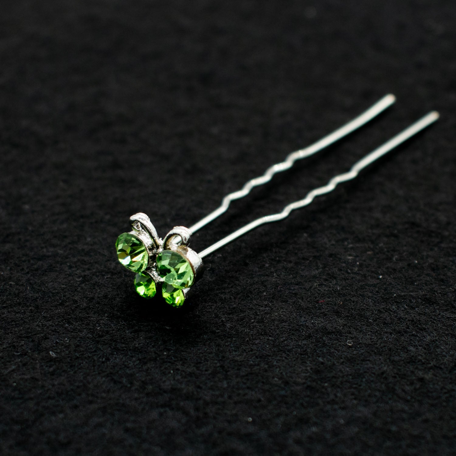 Bridal Rhinestone Butterfly Hair Pin