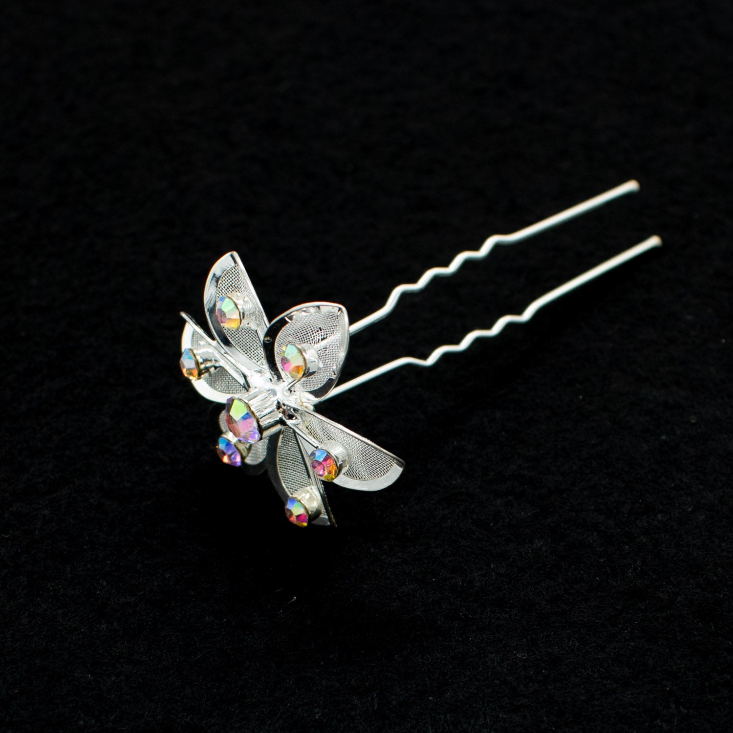Bridal Large Flower Rhinestone Hair Pin