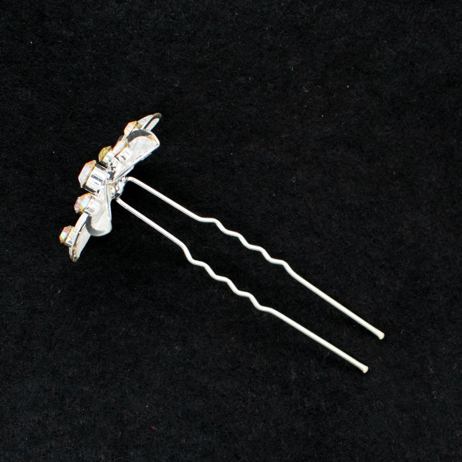 Bridal Large Flower Rhinestone Hair Pin