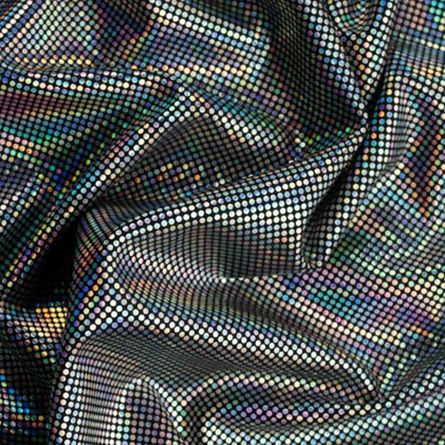 Fog Foil Holographic Nylon Lycra