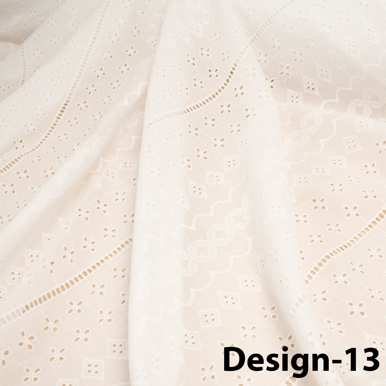 Broderie Anglaise 100% Cotton Embroidery