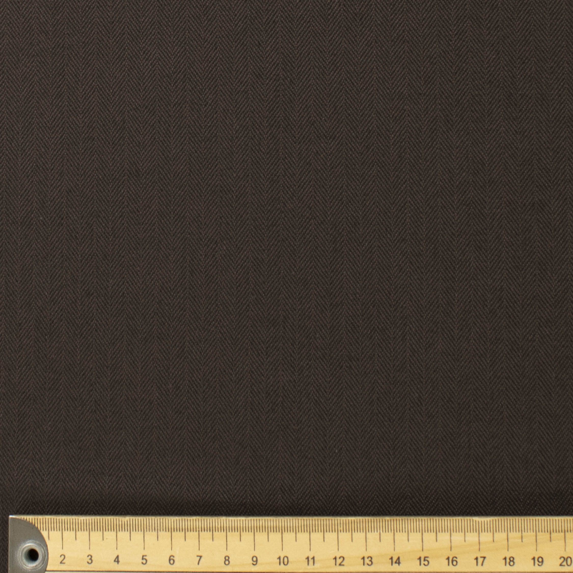 Japanese Nikkei Wool Suiting - Design-42721 Brown Herringbone