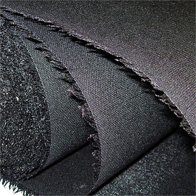 Fusible/Iron on Buckram Black