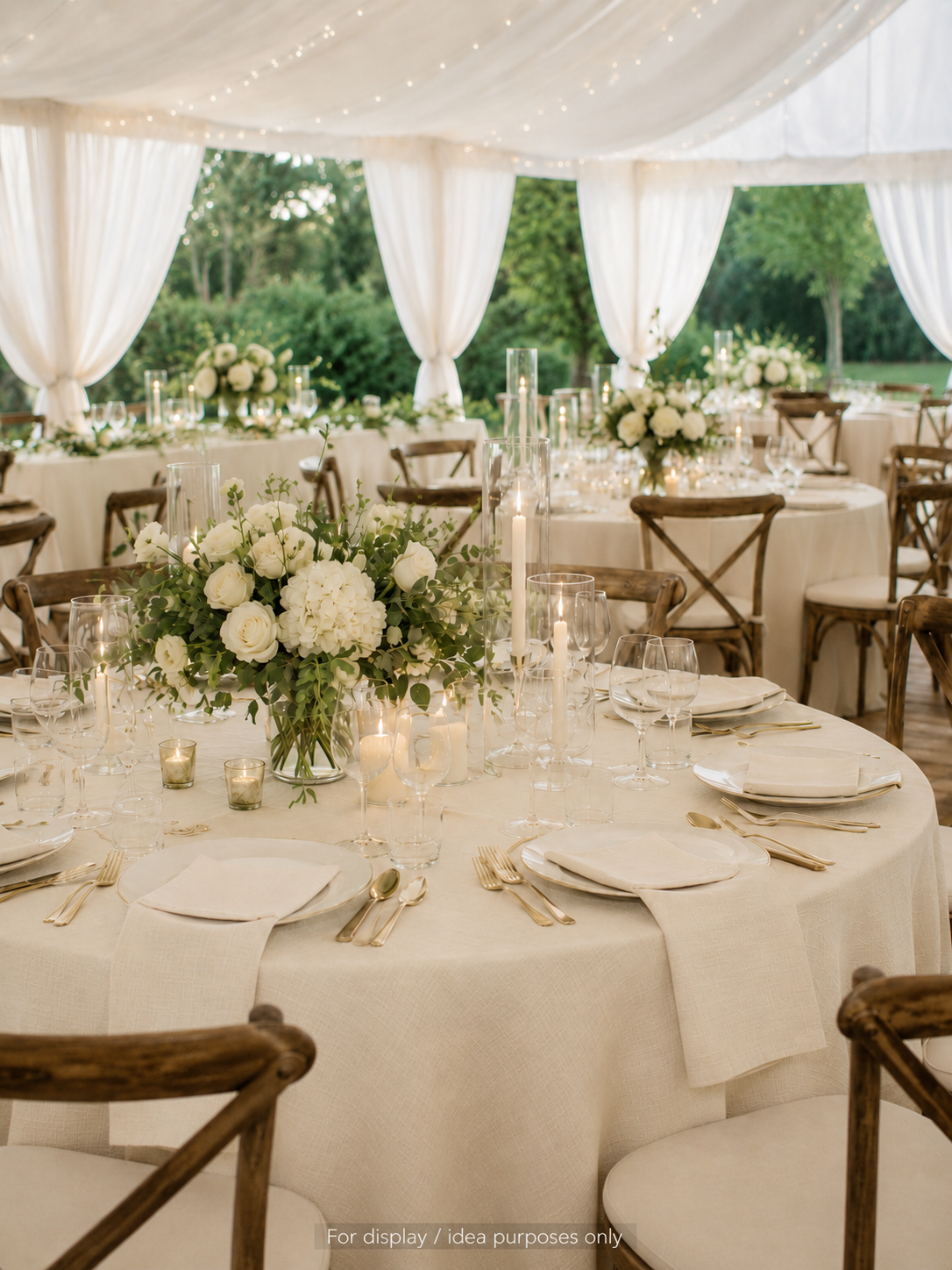Linen Look Table Cloth Fabric