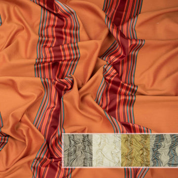 Buzzi by Zepel - Curtaining/Upholstery Sateen Stripe Jacquard