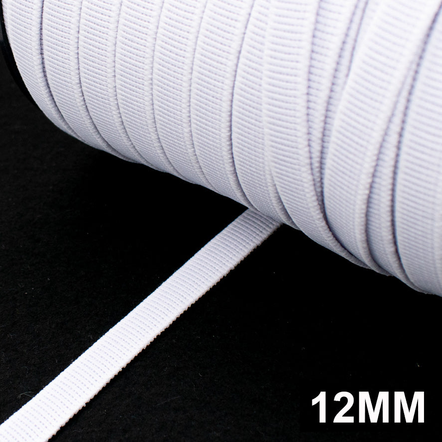 50M Roll High Density Ribbed Non-Roll Elastic