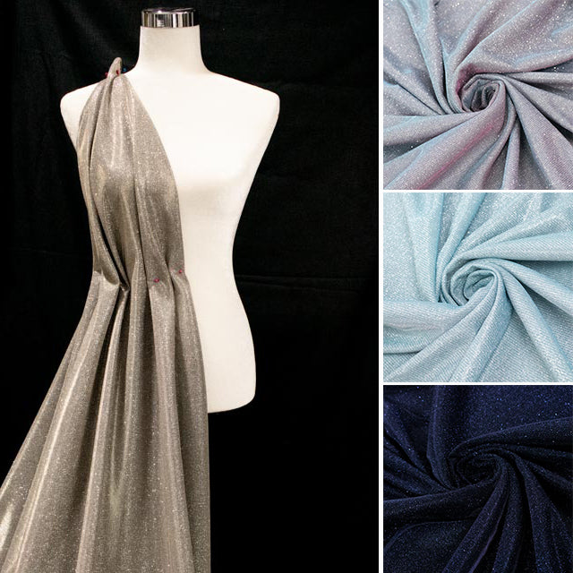 Celestial Glitter Bonded Lurex Knit