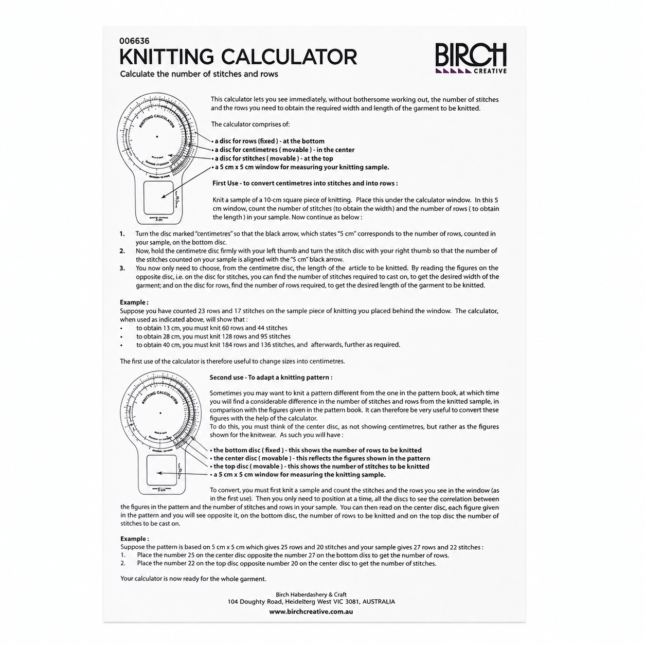 Knitting Calculator