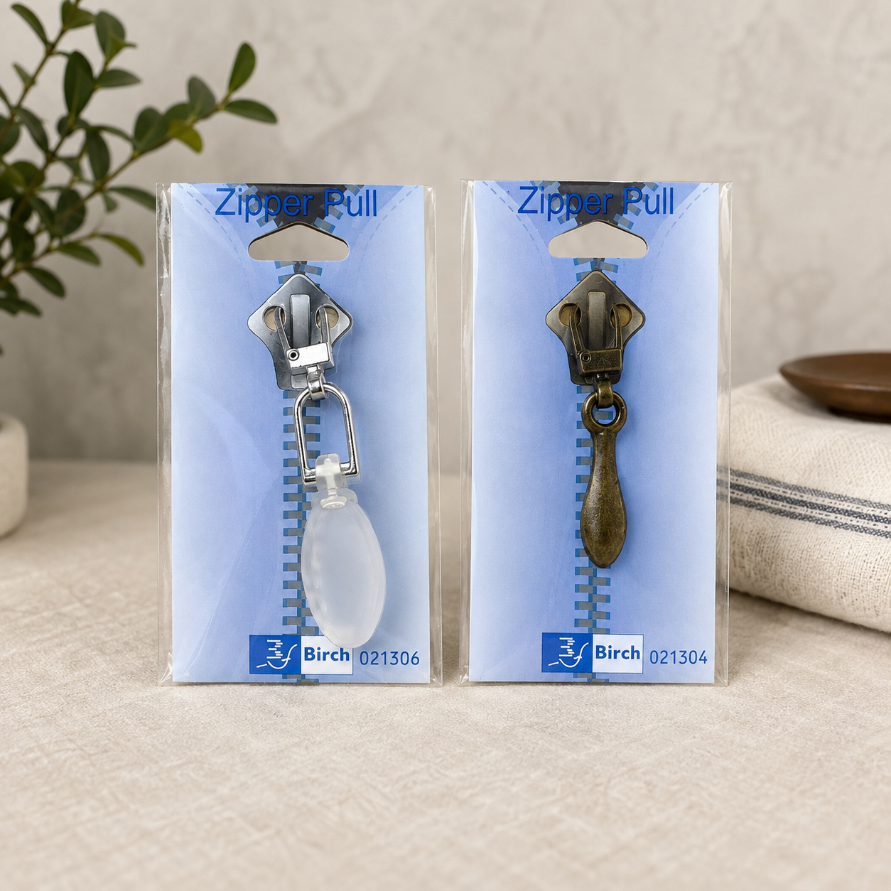 Birch Zipper Pull – Assorted Styles