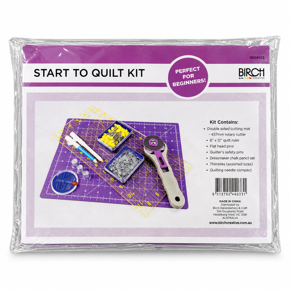 Birch Start to Quilt Kit