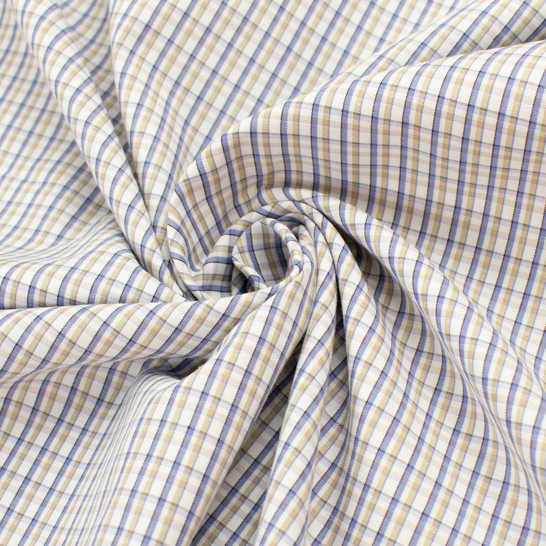 Check Shirting 150cm Design-16 Purple & Beige Gingham