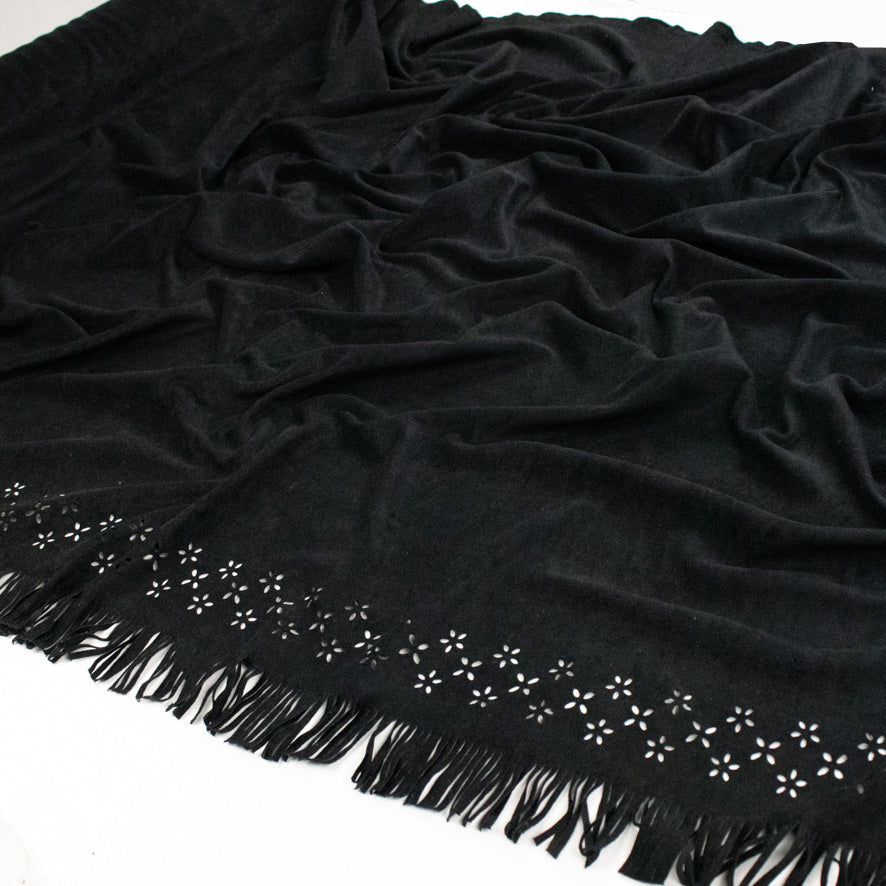 Cherokee Suede Laser Cut Fringe Suede