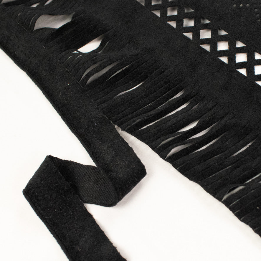 Cherokee Suede Laser Cut Fringe Suede