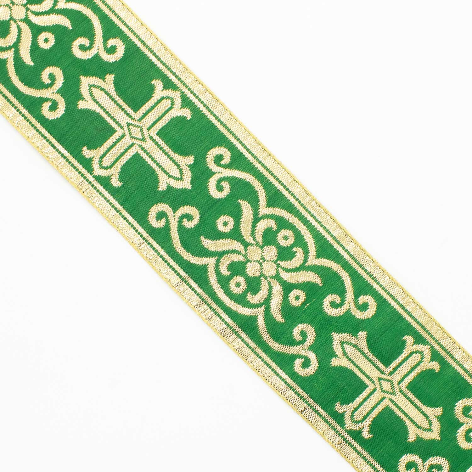 Church Liturgical Vestments Gold Embroidered Jacquard Ribbon