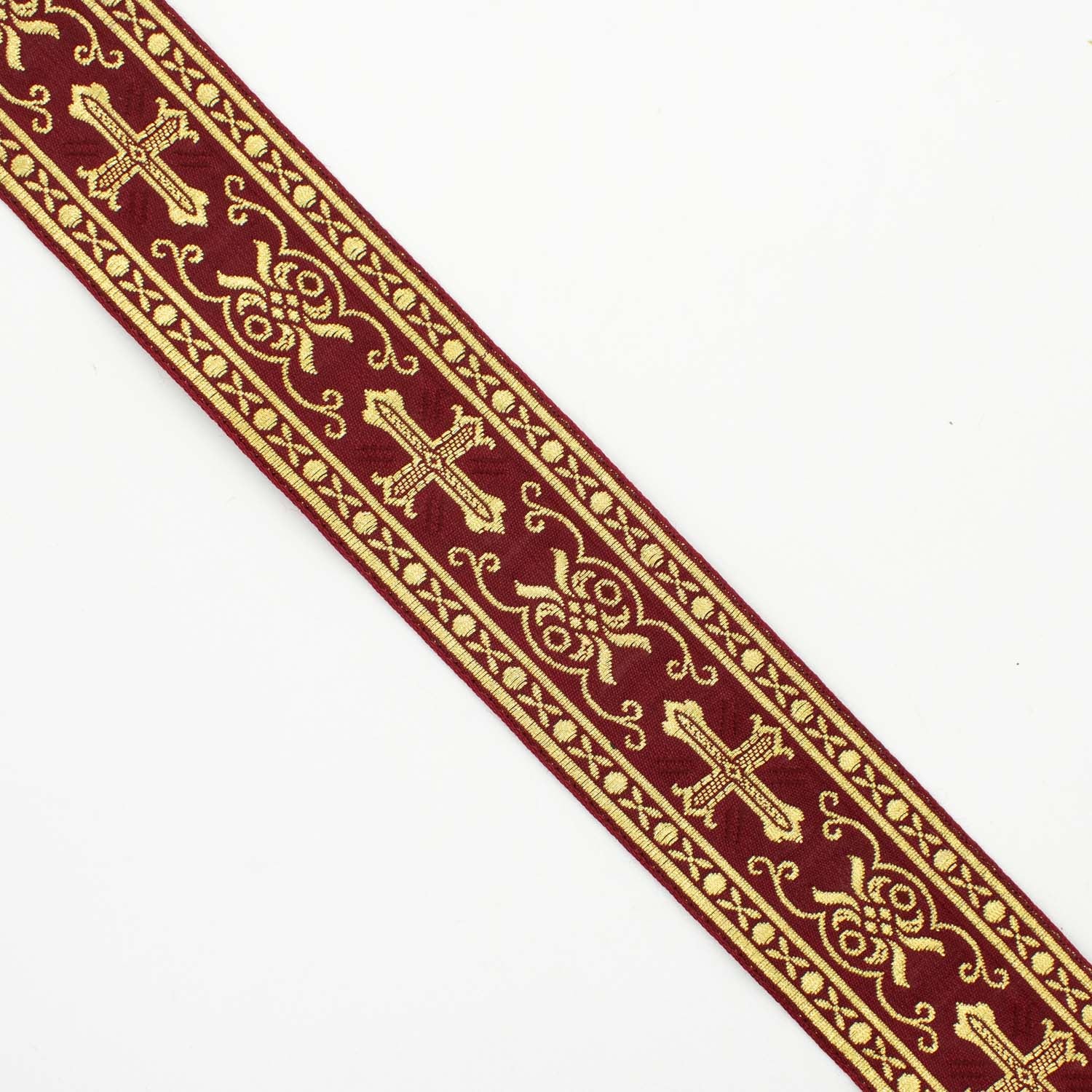 Church Liturgical Vestments Embroidered Jacquard Ribbon