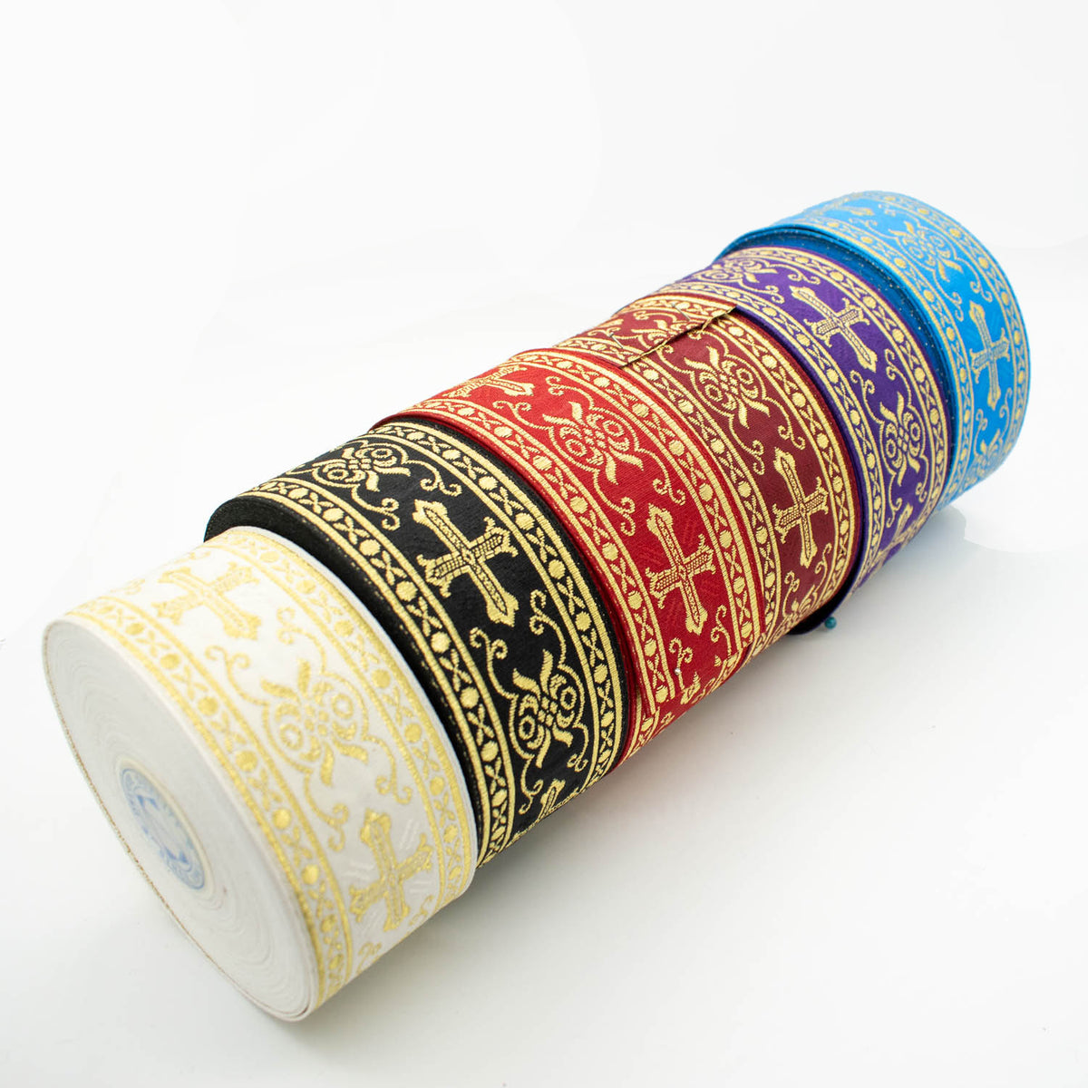 Church Liturgical Vestments Embroidered Jacquard Ribbon – Homecraft ...
