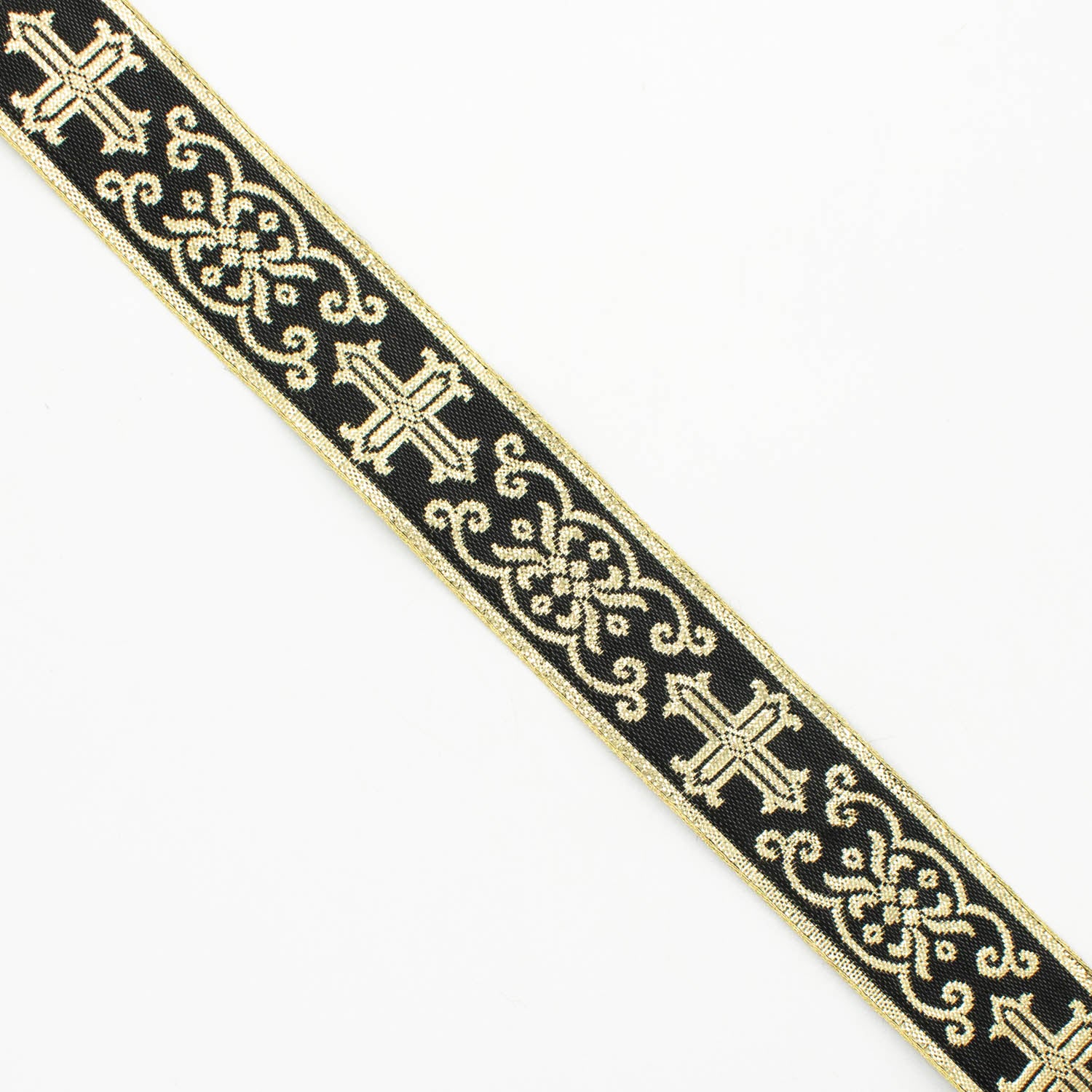 Church Liturgical Vestments Gold Embroidered Jacquard Ribbon