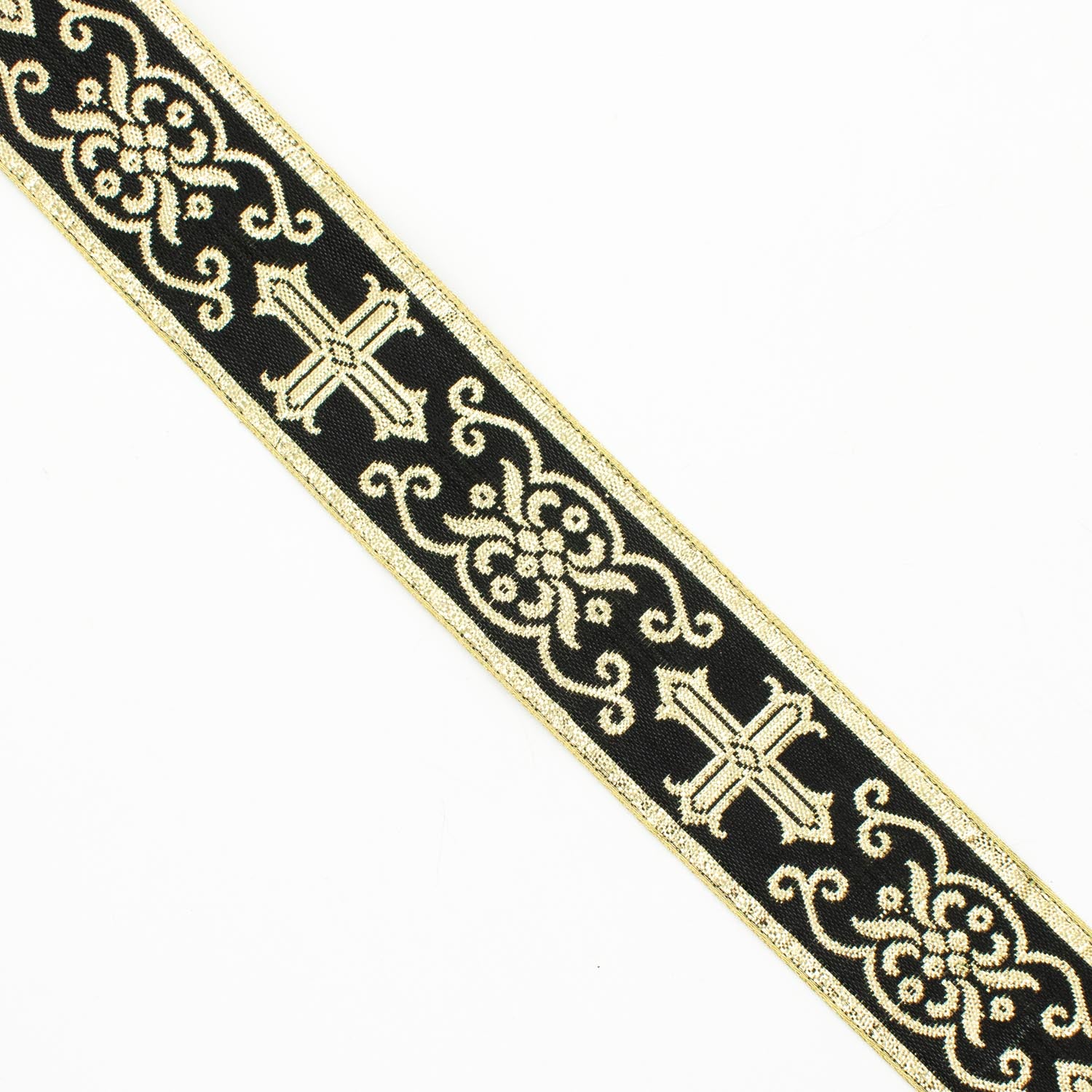 Church Liturgical Vestments Gold Embroidered Jacquard Ribbon