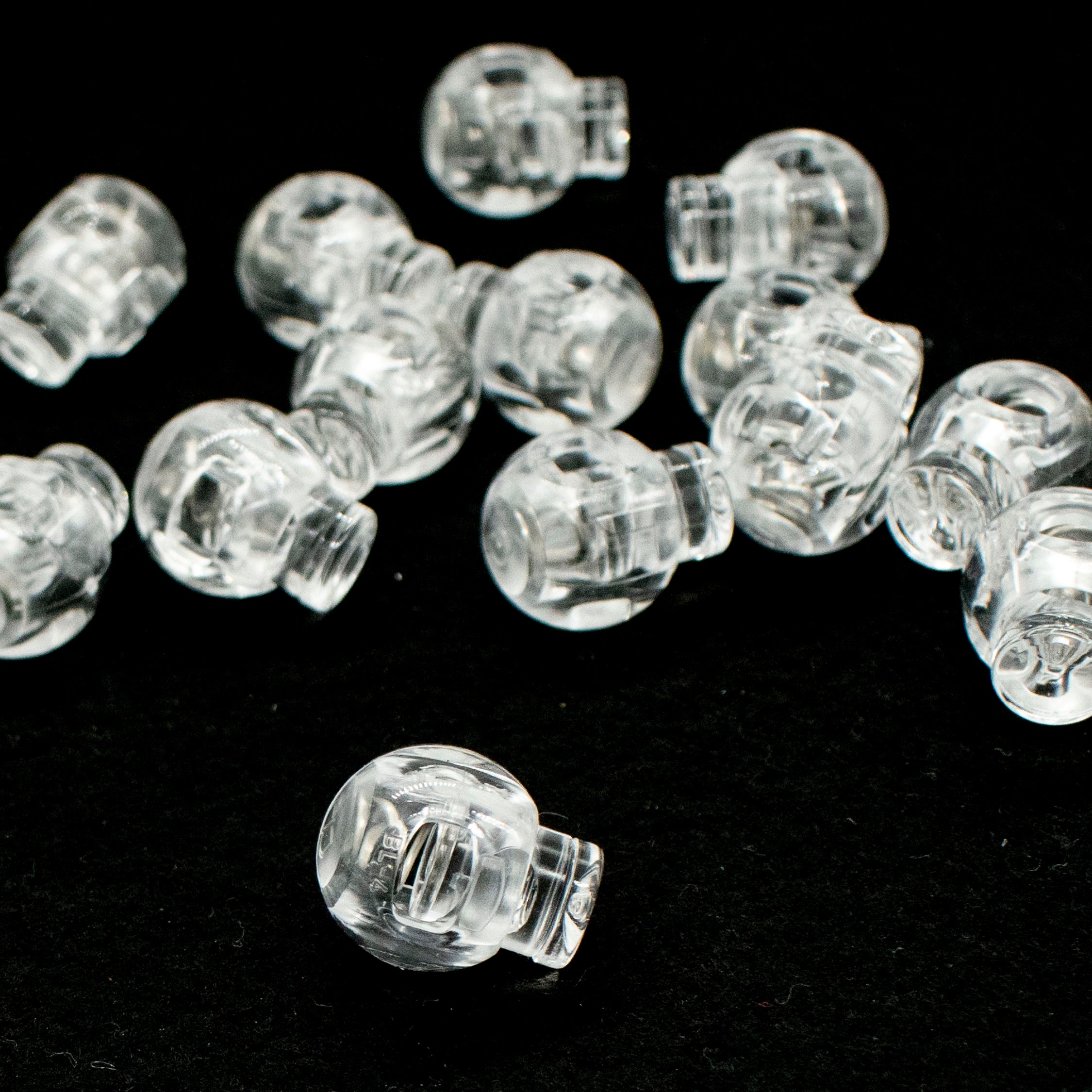 Plastic Cord Lock Clear Toggle Clip Stopper