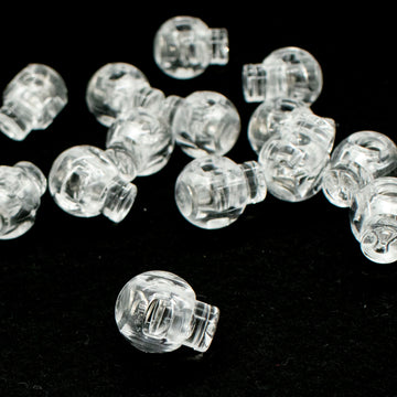 Plastic Cord Lock Clear Toggle Clip Stopper