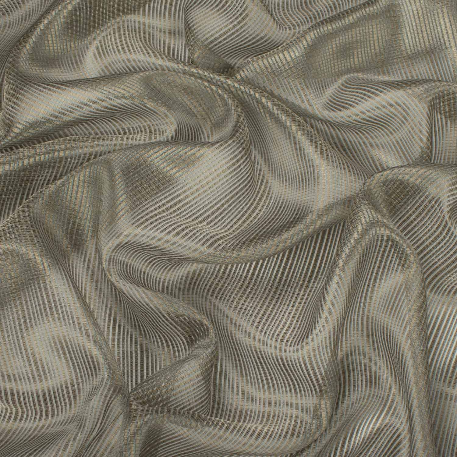 Cocoon by Zepel Curtaining/Upholstery Shimmer Stripe Sheer