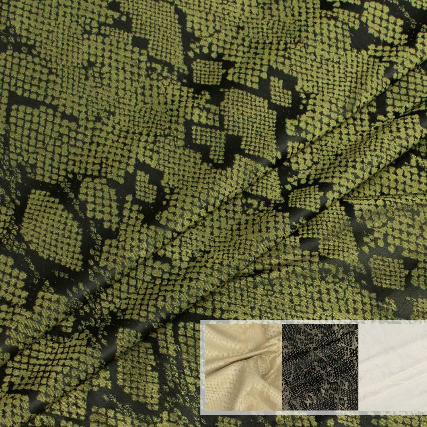 Coefficient by Zepel - Curtaining/Upholstery Snake Skin Jacquard