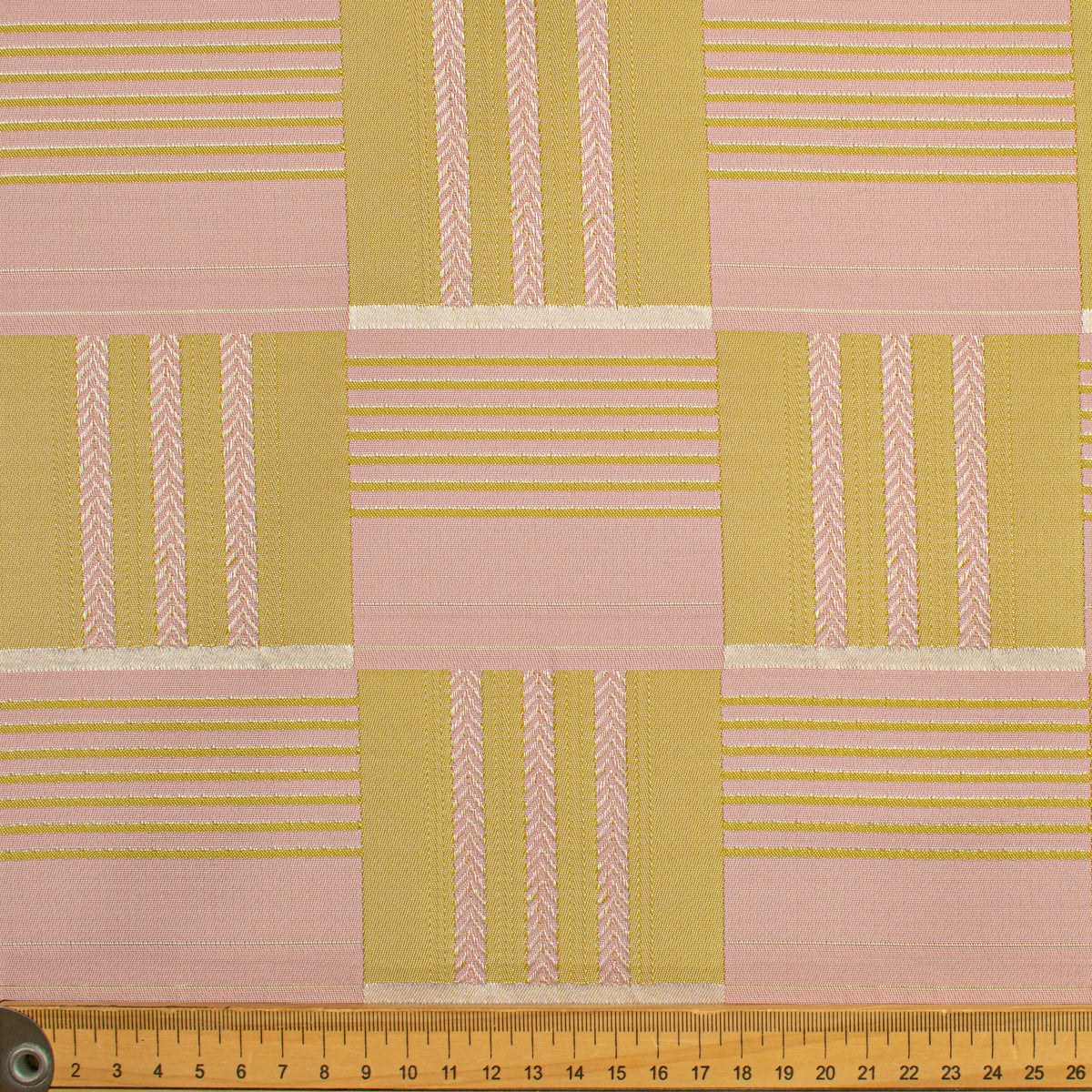 Coordinating Woven Upholstery & Suiting Fabric Check & Stripe Designs