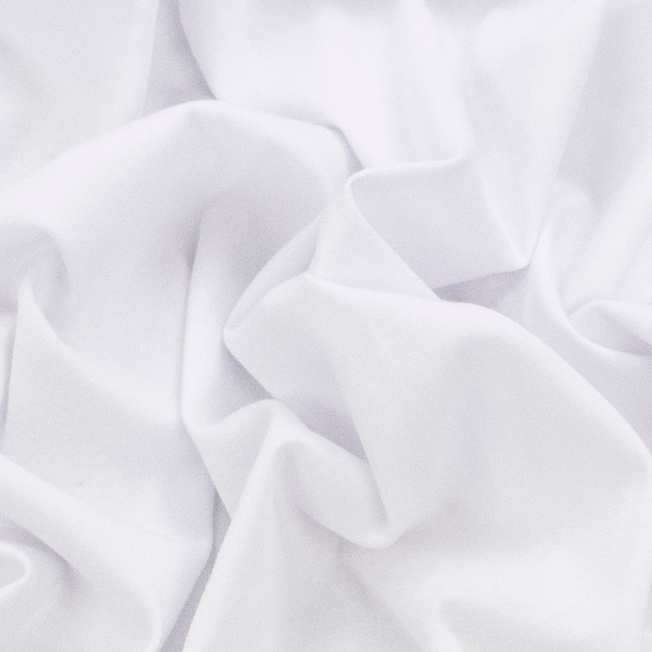 Lightweight Combed Cotton Jersey Interlock- White