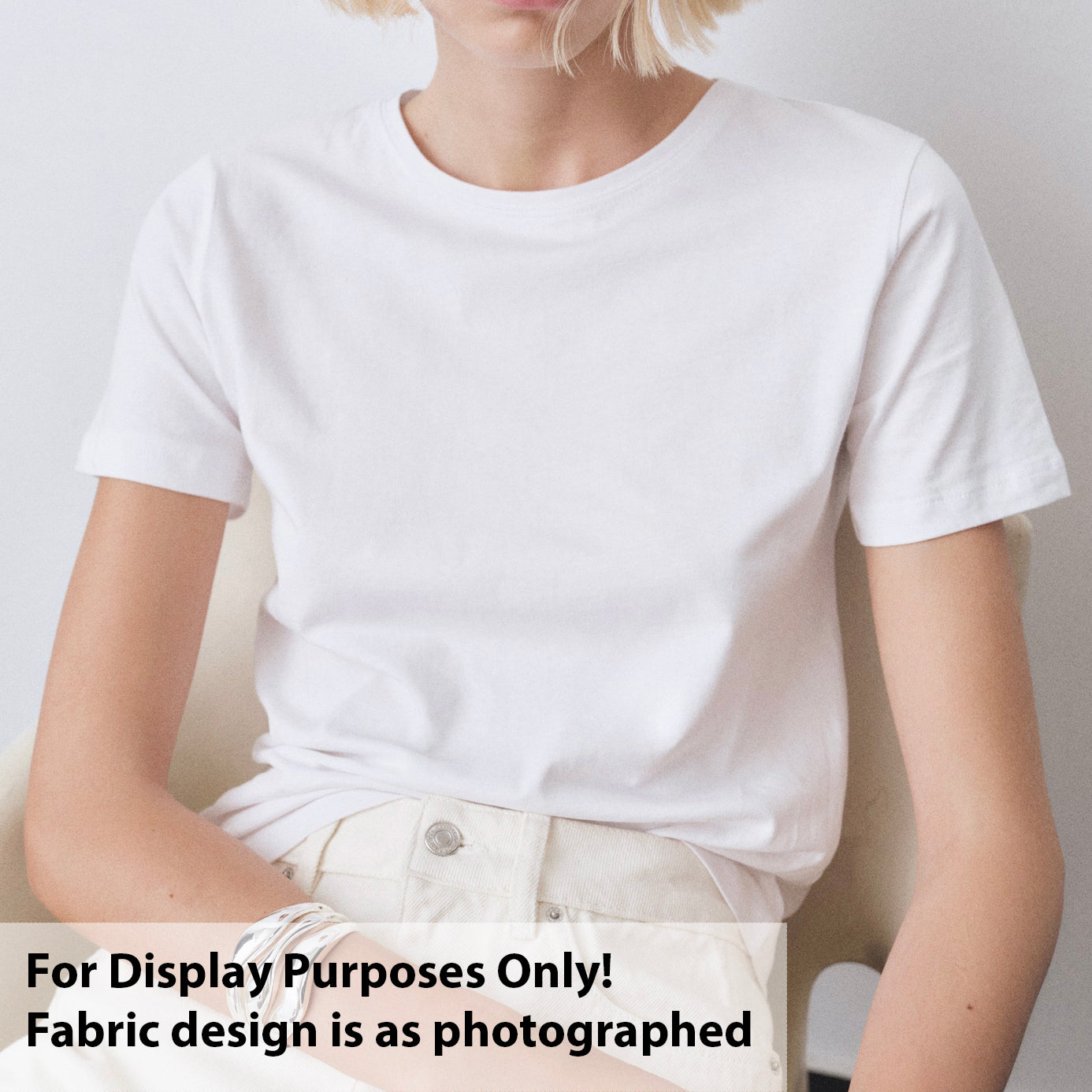 Lightweight Combed Cotton Jersey Interlock- White