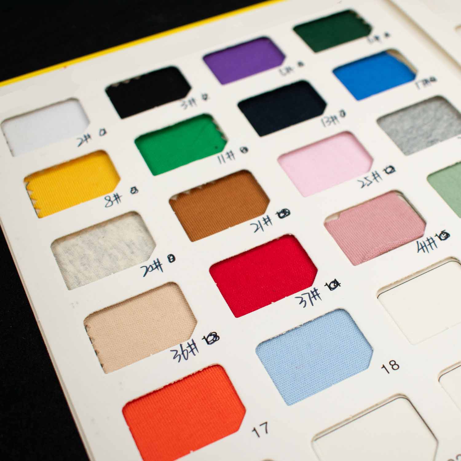 Combed Cotton Jersey Sample Book