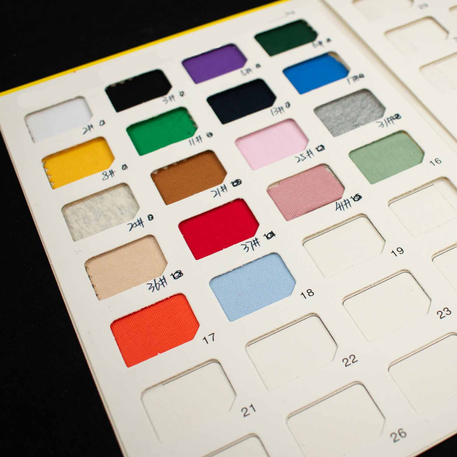 Combed Cotton Jersey Sample Book